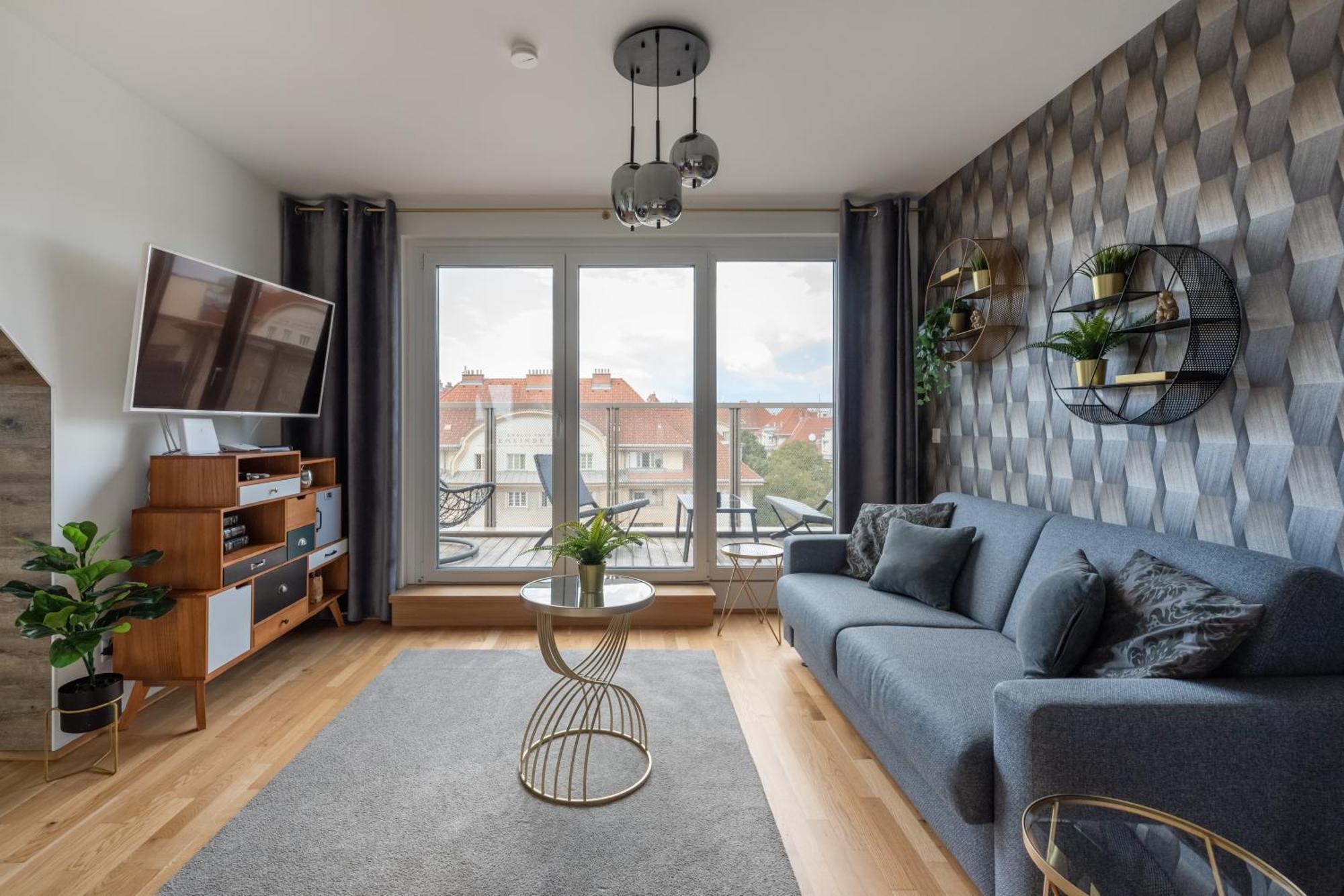 Luxurious Living With Beautiful Terrace Apartment Wien